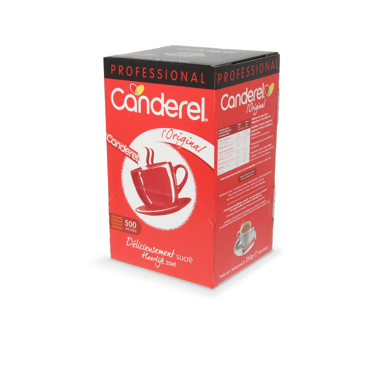 Canderel Sticks in Dispenser - 500 stuks (0,5g) dicht