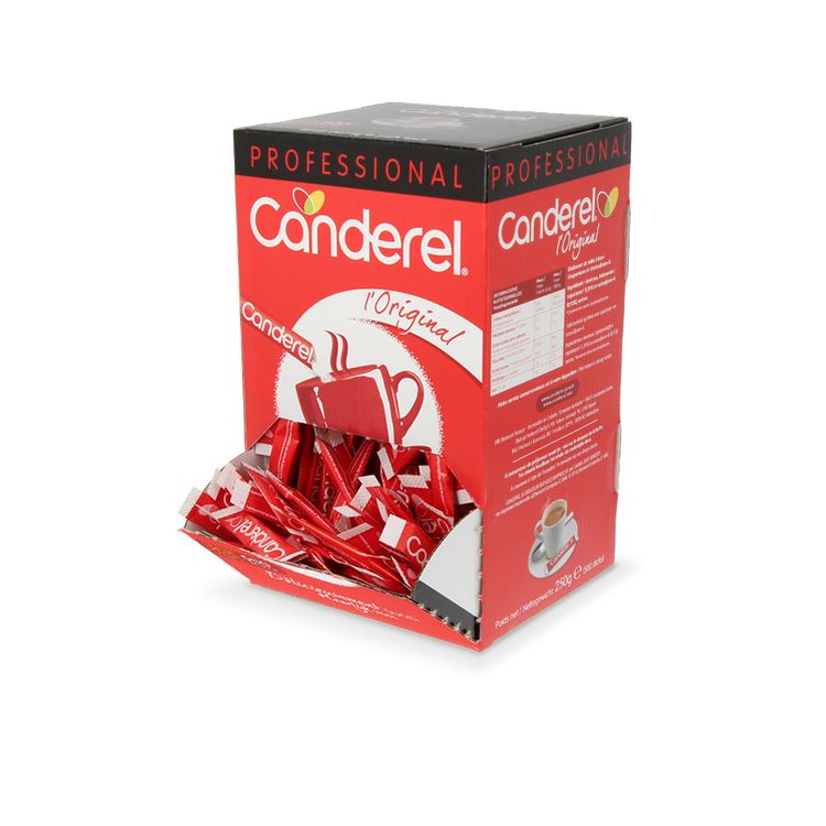 Canderel Sticks in Dispenser - 500 stuks (0,5g) open