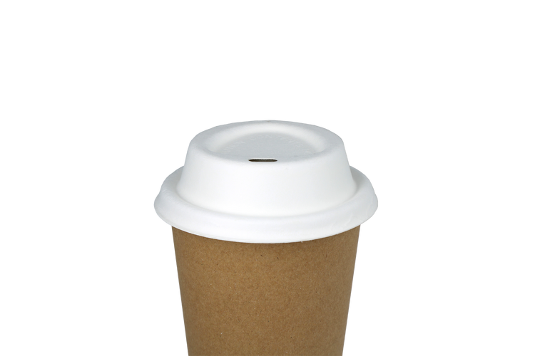 Koffiedeksels Suikerriet 80mm op beker