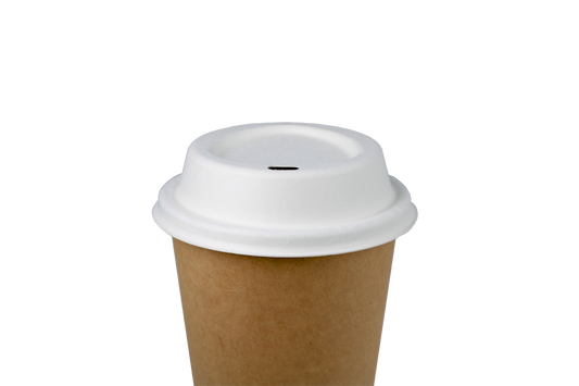 Koffiedeksels Suikerriet 90mm op beker