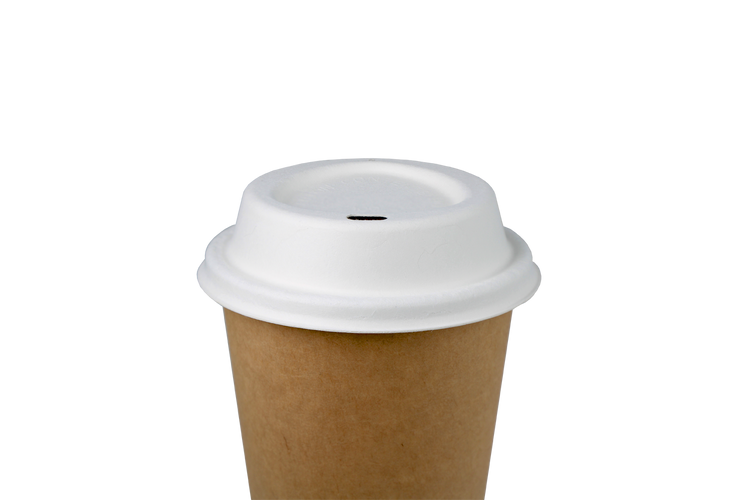 Koffiedeksels Suikerriet 90mm op beker