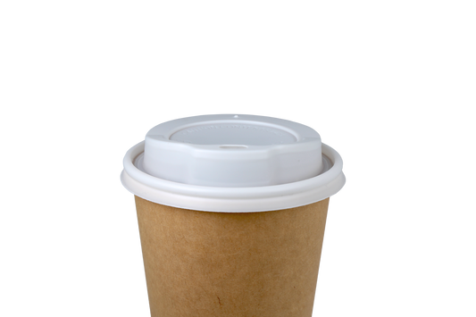 Witte koffiebeker deksels - 300/360/450cc