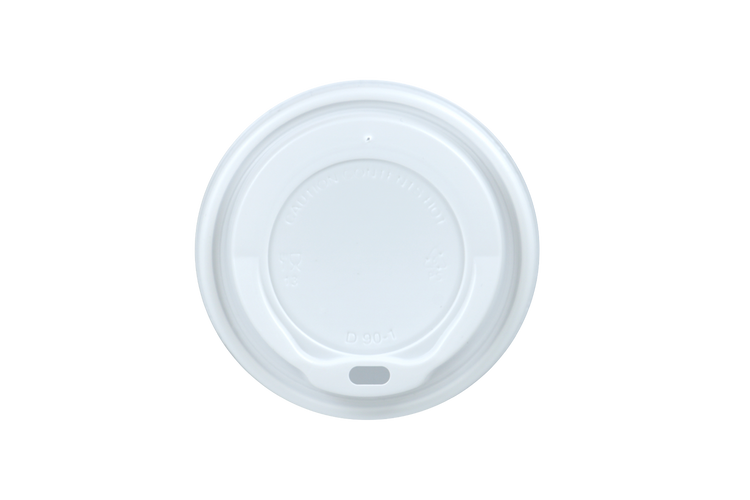 Witte koffiebeker deksels Ø90 mm
