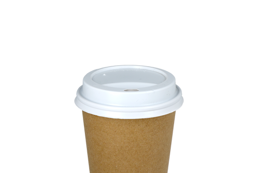 Witte koffiebeker deksels - 230cc