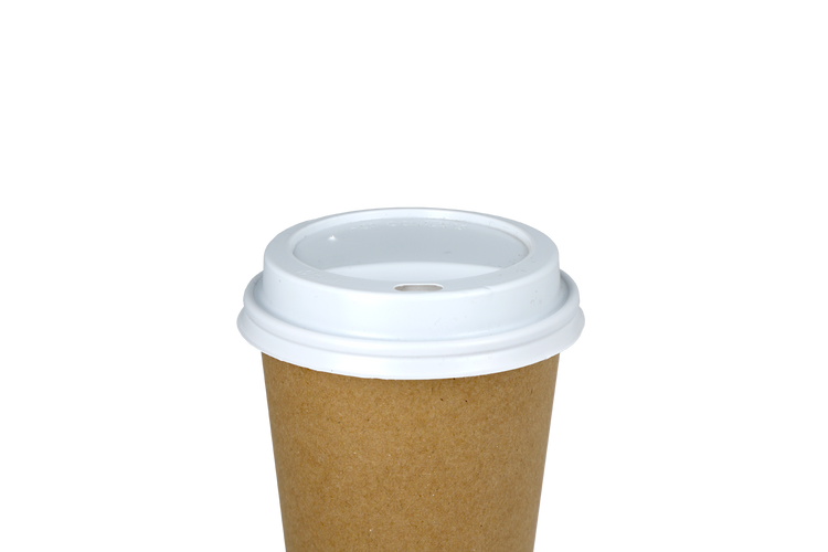 Witte koffiebeker deksels - 230cc