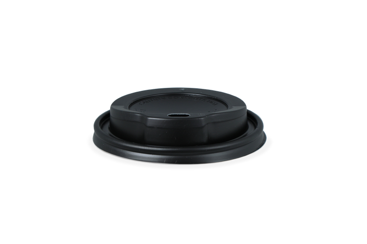 Zwarte koffiebeker deksels - 300/360/450cc Ø90 mm