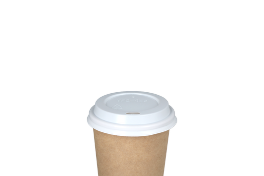 Koffiebeker deksels - wit - 120cc/4oz Ø 63mm - 1.000 st/ds