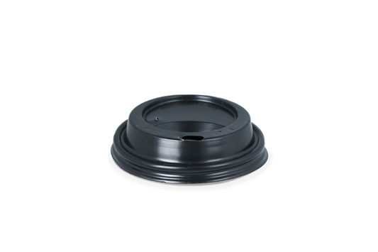Zwarte koffiebeker deksels - 177cc Ø73 mm