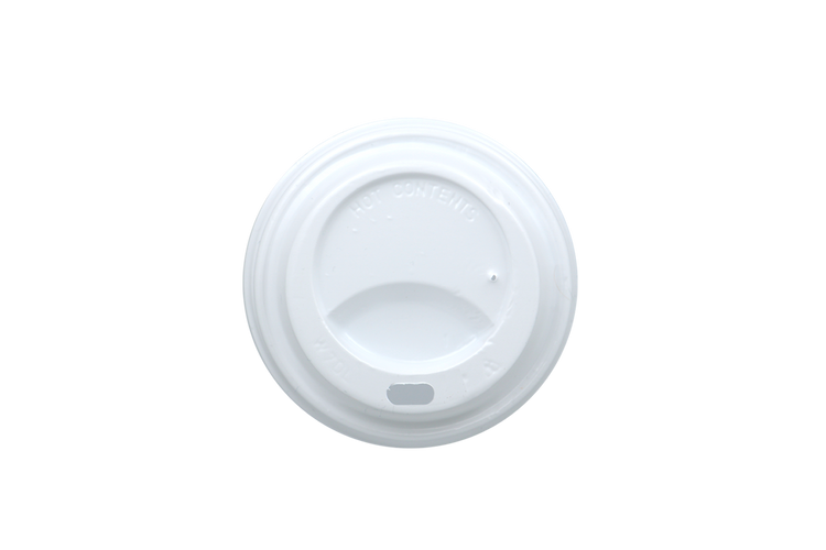 Producten Witte koffiebeker deksels - 177cc Ø73 mm