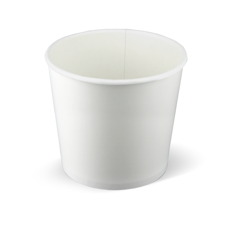 IJsbekers FSC® gecertificeerd karton wit - 360cc/12oz voorkant