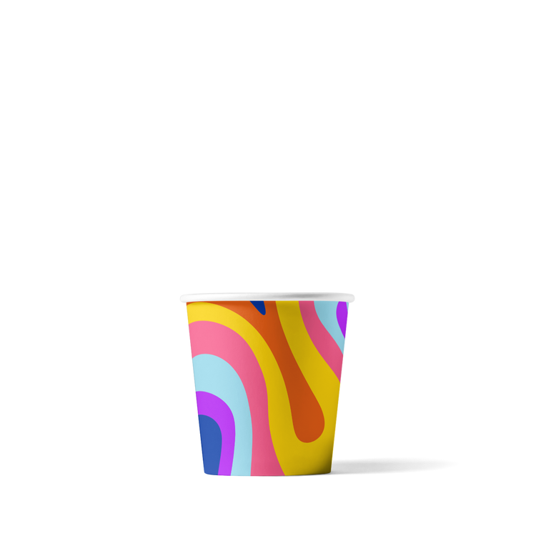 Espressobekers bedrukken Full Color (CMYK) 120cc/4oz