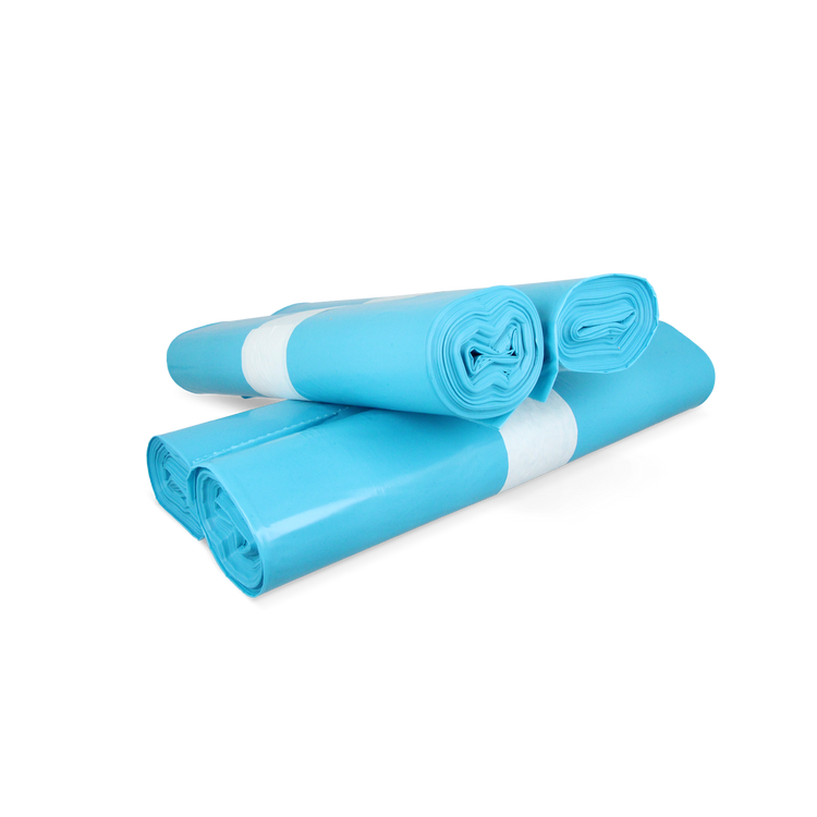 Vuilniszakken blauw 120 liter 70 x 110cm - 10 stuks met 20 zakken