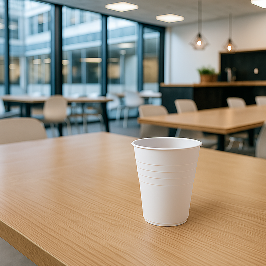 Mepal herbruikbare automaatbekers - wit - 180cc / 7,5oz - 36 st/ds