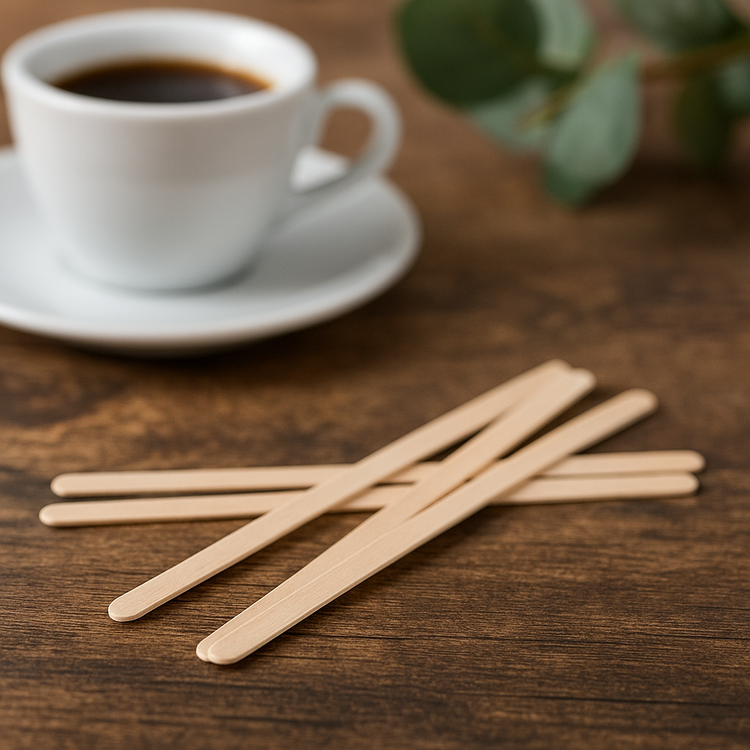 Roerstaafjes Hout - FSC® - 11cm - 10 x 2.000 stuks