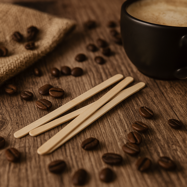 Roerstaafjes Hout - FSC® - 11cm - 2.000 stuks