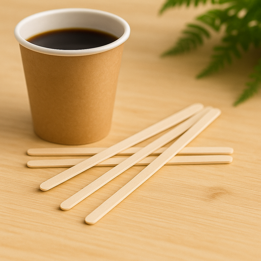 Roerstaafjes Hout FSC® - 14cm - 5 x 2.000 stuks