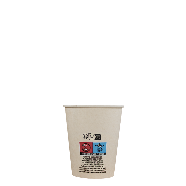 Koffiebekers - Slim Stack - Bamboe - 150cc/6oz - 3.000 st/ds