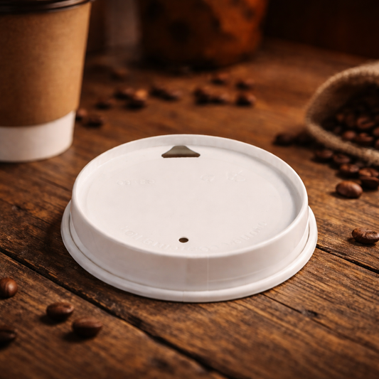 Koffiebeker deksels - papier - Ø 90mm - 12oz & 16oz - 1.000 st/ds