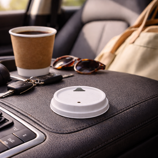 Koffiebeker deksels - papier - Ø 80mm - 8oz & 12ozE - 1.000 st/ds