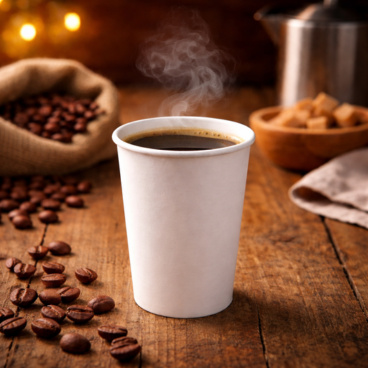 Koffiebekers - wit - 177cc/7oz - 2.500 st/ds
