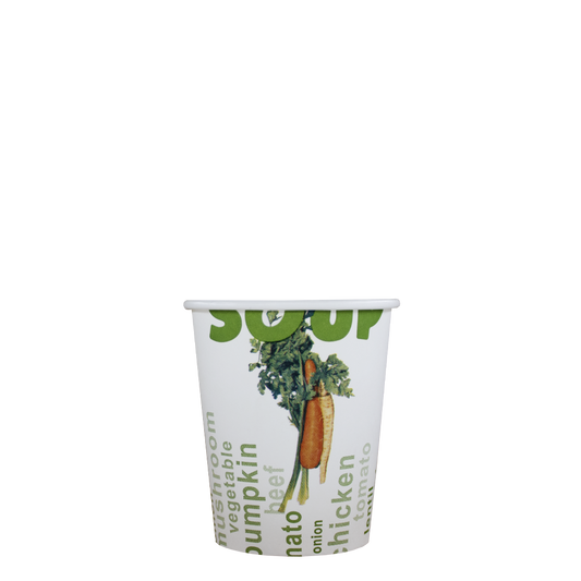 Kartonnen soepbekers - 230cc/8oz - 1.000 st/ds