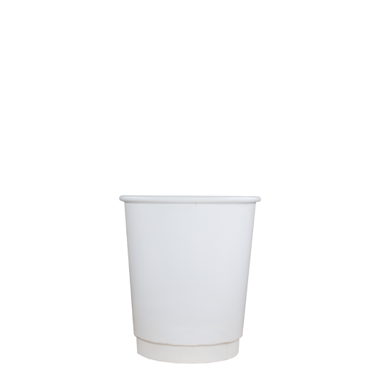 Cappuccinobekers - Double Wall - wit - 230cc/8oz - 500 st/ds