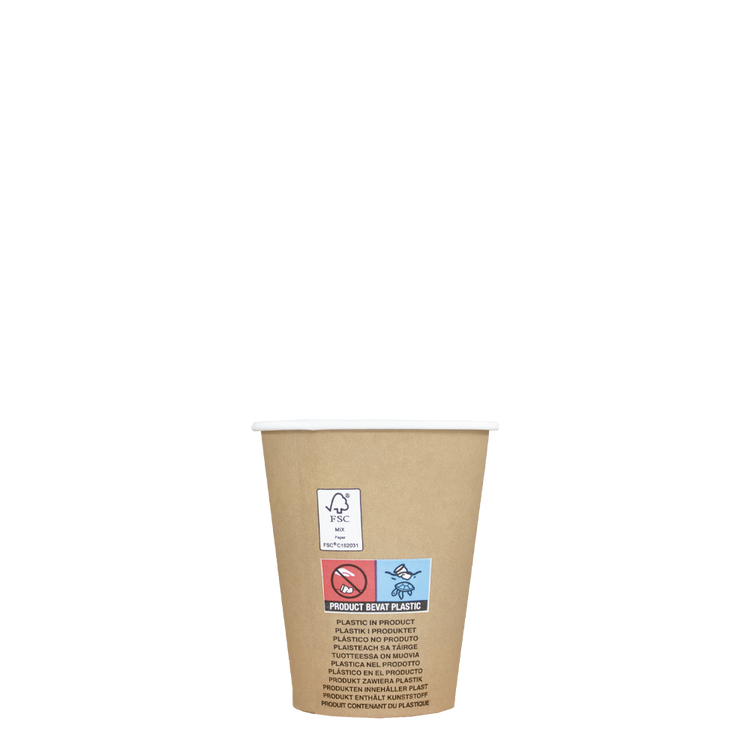 Koffiebekers - FSC® Kraft - Low PE - 150cc/6oz - 2.500 st/ds
