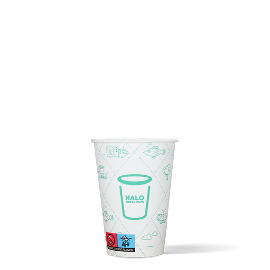 Koffiebekers - Halo Green Cups - PLA, FSC®, CO2-Neutraal - 180cc/7.5oz - 1.000 st/ds