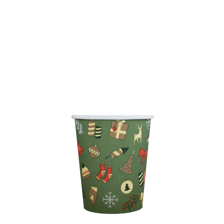 Cappuccinobekers - Kerst - 230cc/8oz - 1.000 st/ds