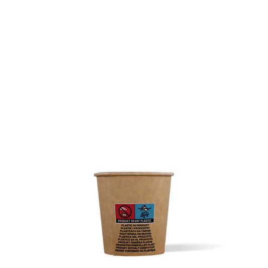Espressobekers - Kraft - 120cc/4oz - 1.000 st/ds