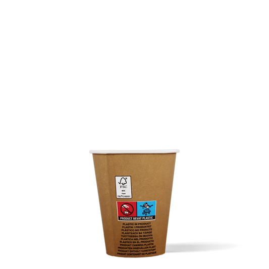 Koffiebekers - FSC® Kraft - Low PE - 150cc/6oz - 2.500 st/ds