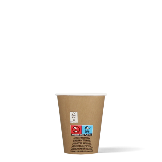 Koffiebekers - FSC® Kraft - 150cc/6oz - 2.500 st/ds