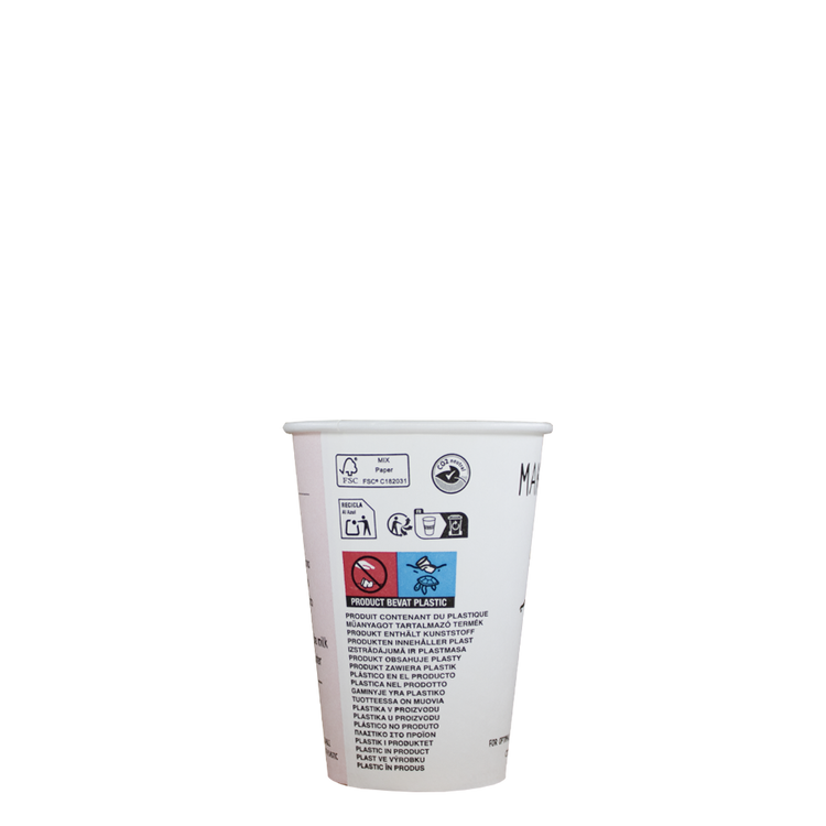Koffiebekers - Make A Difference - FSC® - Low PE - 180cc/7.5oz - 2.500 st/ds