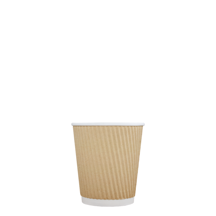 Koffiebekers - Ripple Wall - Kraft - 177cc/7oz - 500 st/ds