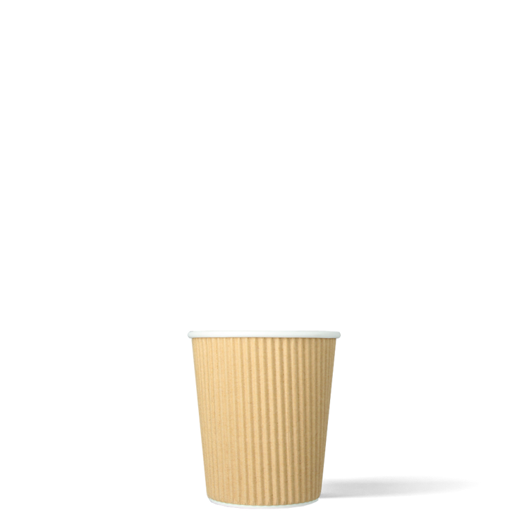 Koffiebekers - Ripple Wall - Kraft - 177cc/7oz - 500 st/ds