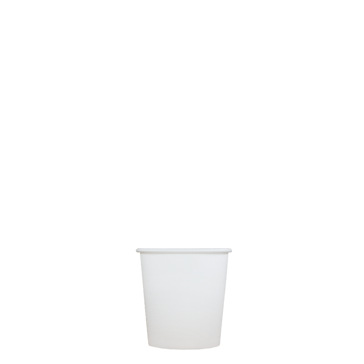 Espressobekers - wit - 120cc/4oz - 1.000 st/ds