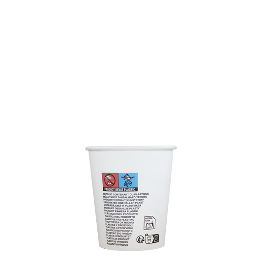 Koffiebekers - wit - 177cc/7oz - 1.000 st/ds