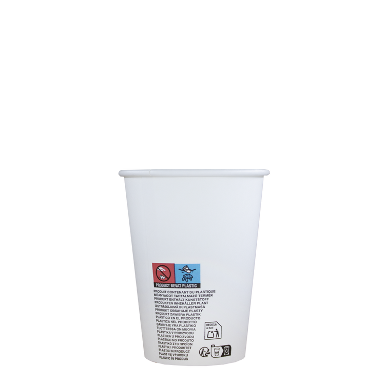 Lattebekers - wit - 360cc/12oz - 1.000 st/ds