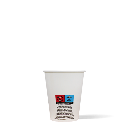 Budget koffiebekers - wit - 150cc/6oz - 2.500 st/ds