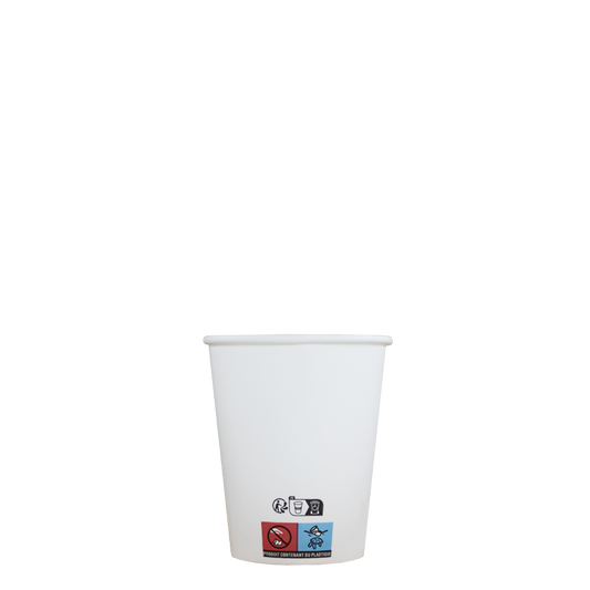 Koffiebekers - Slim Stack - Wit - 150cc/6oz - 2.000 st/ds
