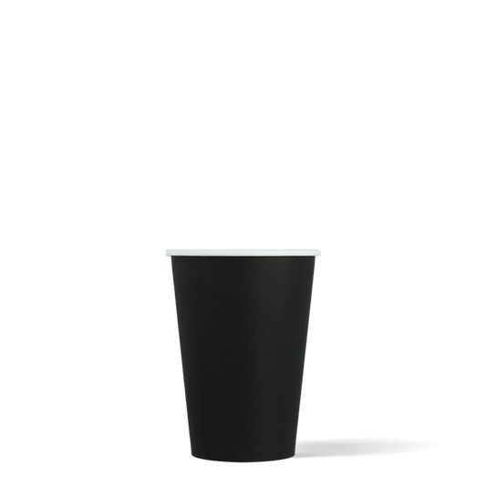 Koffiebekers - FSC® - zwart - 180cc/7.5oz - 2.500 st/ds