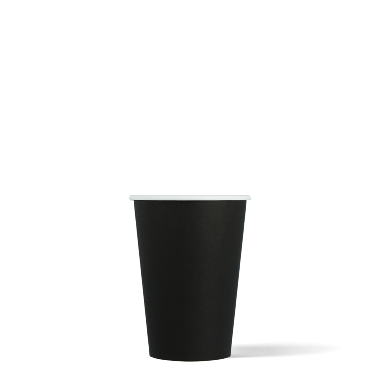 Koffiebekers - FSC® - zwart - 180cc/7.5oz - 2.500 st/ds