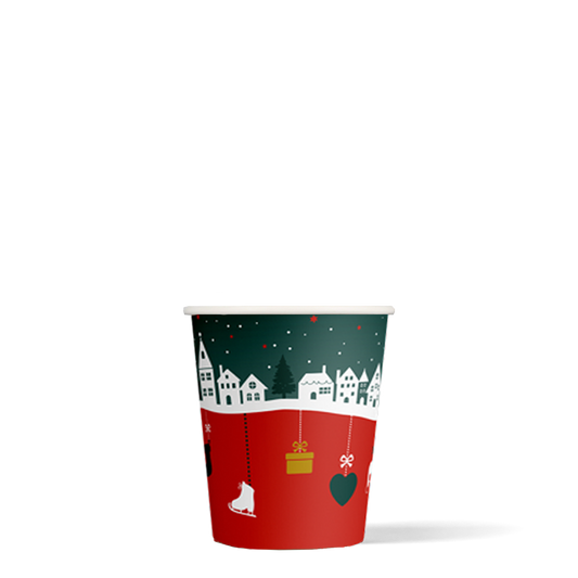 Cappuccinobekers - Kerst 2024 - 230cc/8oz - 1.000 st/ds