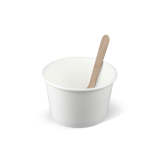 IJsbekers - wit - 120cc/4oz - 1.000 st/ds