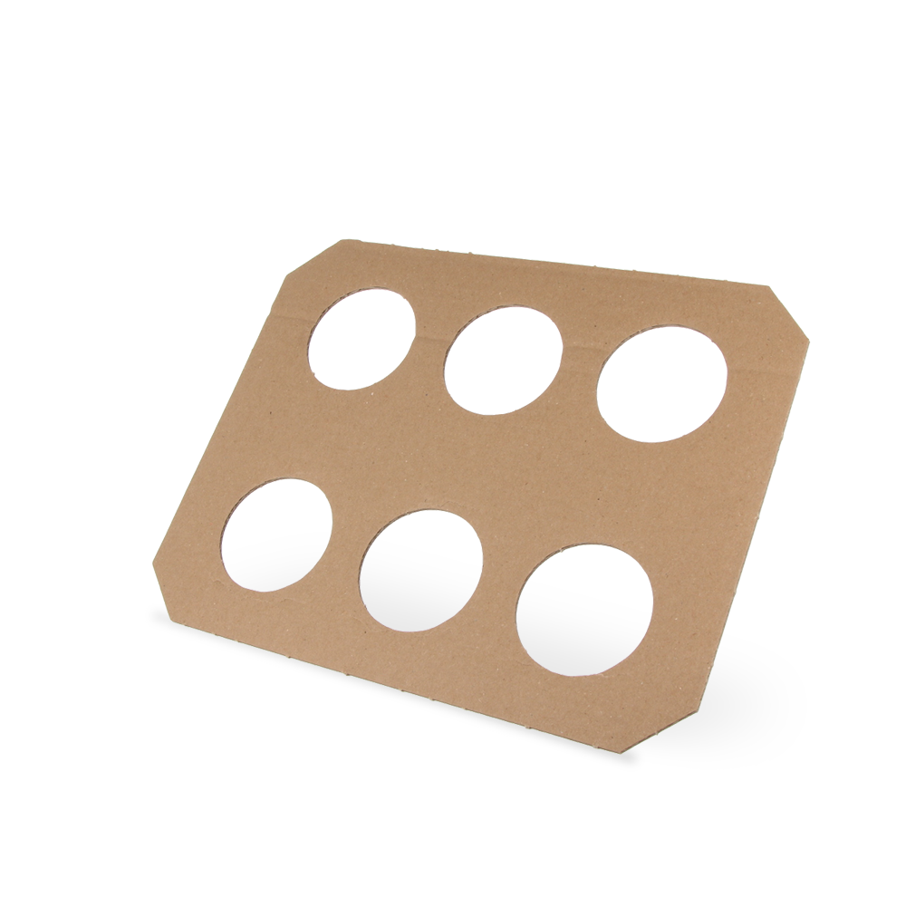 Draagtray 6 Bierbekers