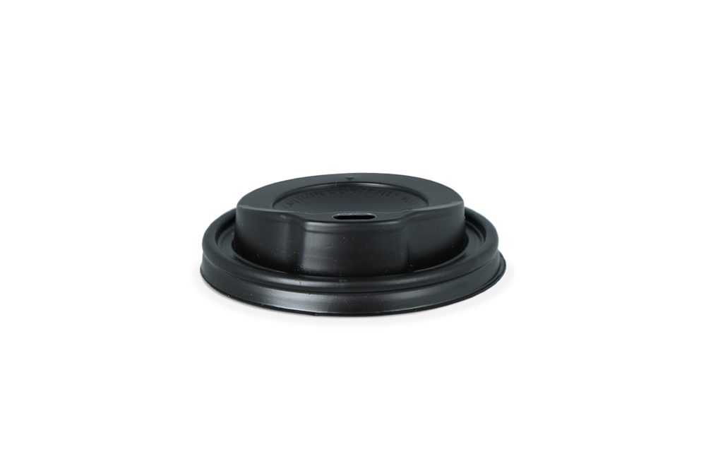 Zwarte koffiebeker deksels - 230cc Ø80 mm
