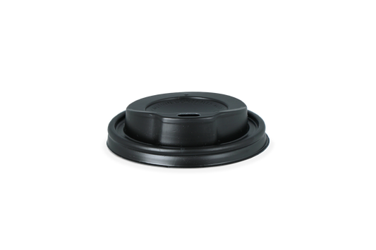 Zwarte koffiebeker deksels - 230cc Ø80 mm